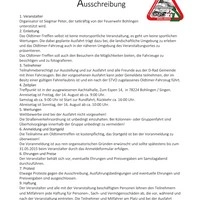 D-Rad Treffen 2015 Ausschreibung